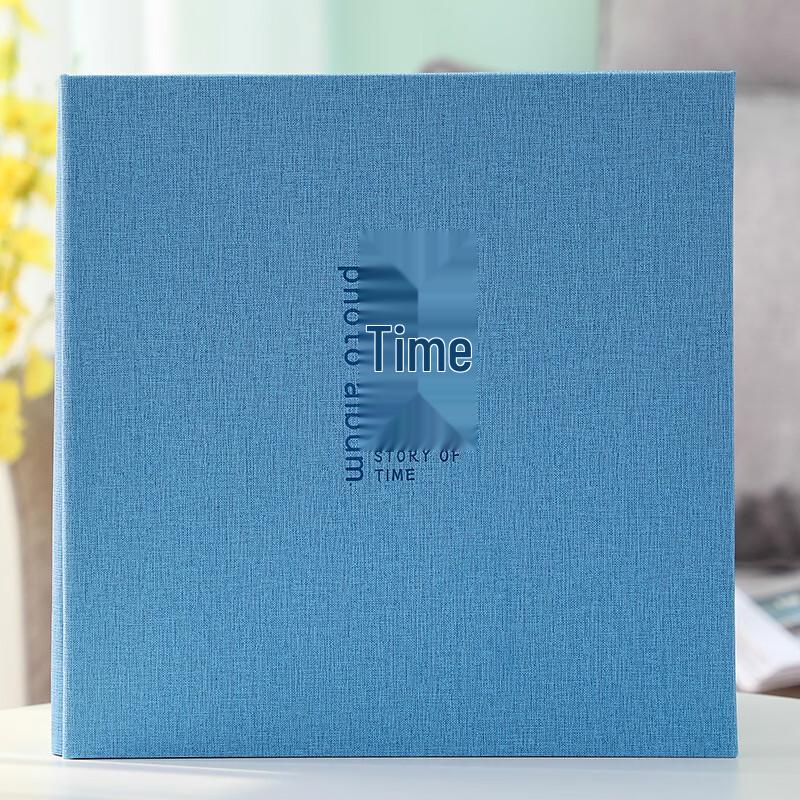 Handun Blue Leather Photo Album