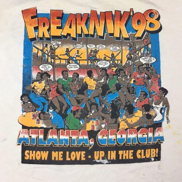 Покажи мне любовь Freaknik Atlanta Белые Мужчины Все размеры Футболка Gifr Семья Унисекс Футболка XXL