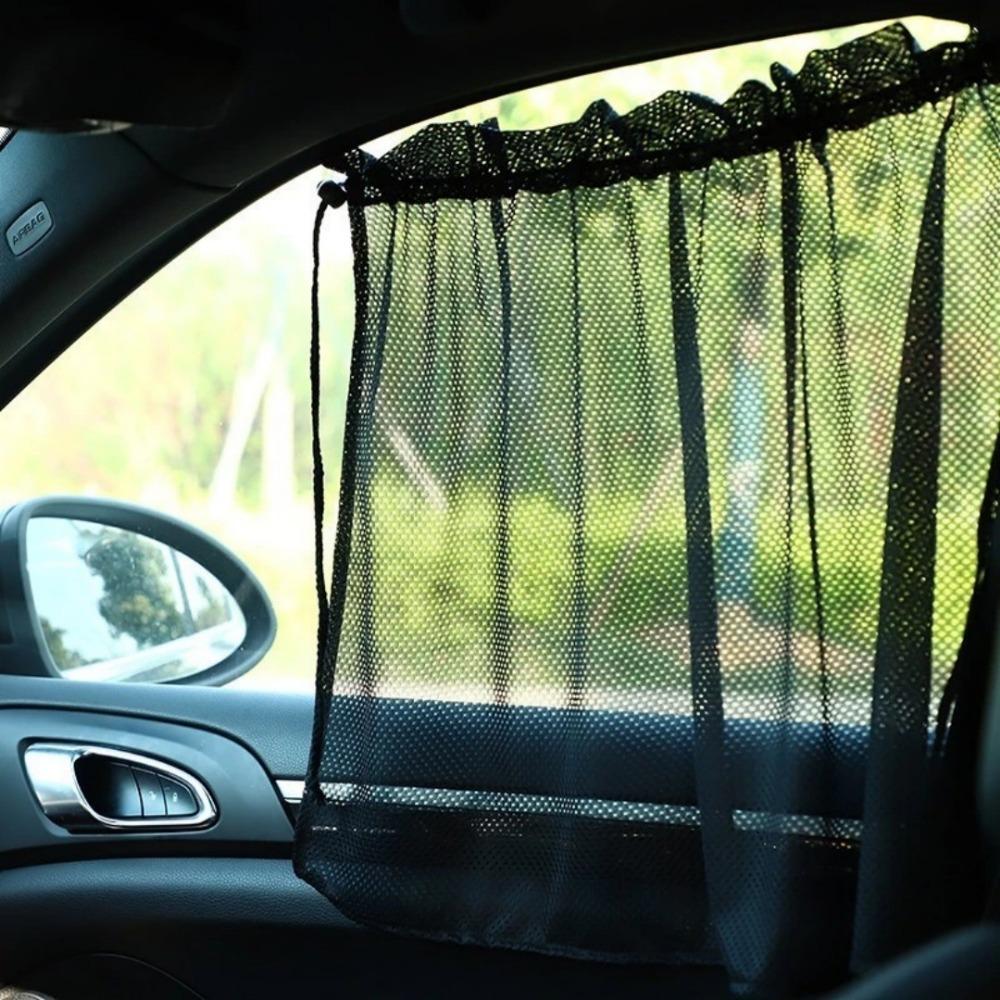 Car Sunshade Front Rear Window Curtain Auto Sun Shade Privacy Sun with Sucker UV Protection Window Shield Car Interior Visor