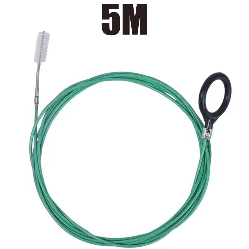 3m/5m Car Drain Hole Cleaning Brush Flexible Sunroof Drain Brush Long Pipe Cleaners Fuel Tank Drain Leak Treatment Tools