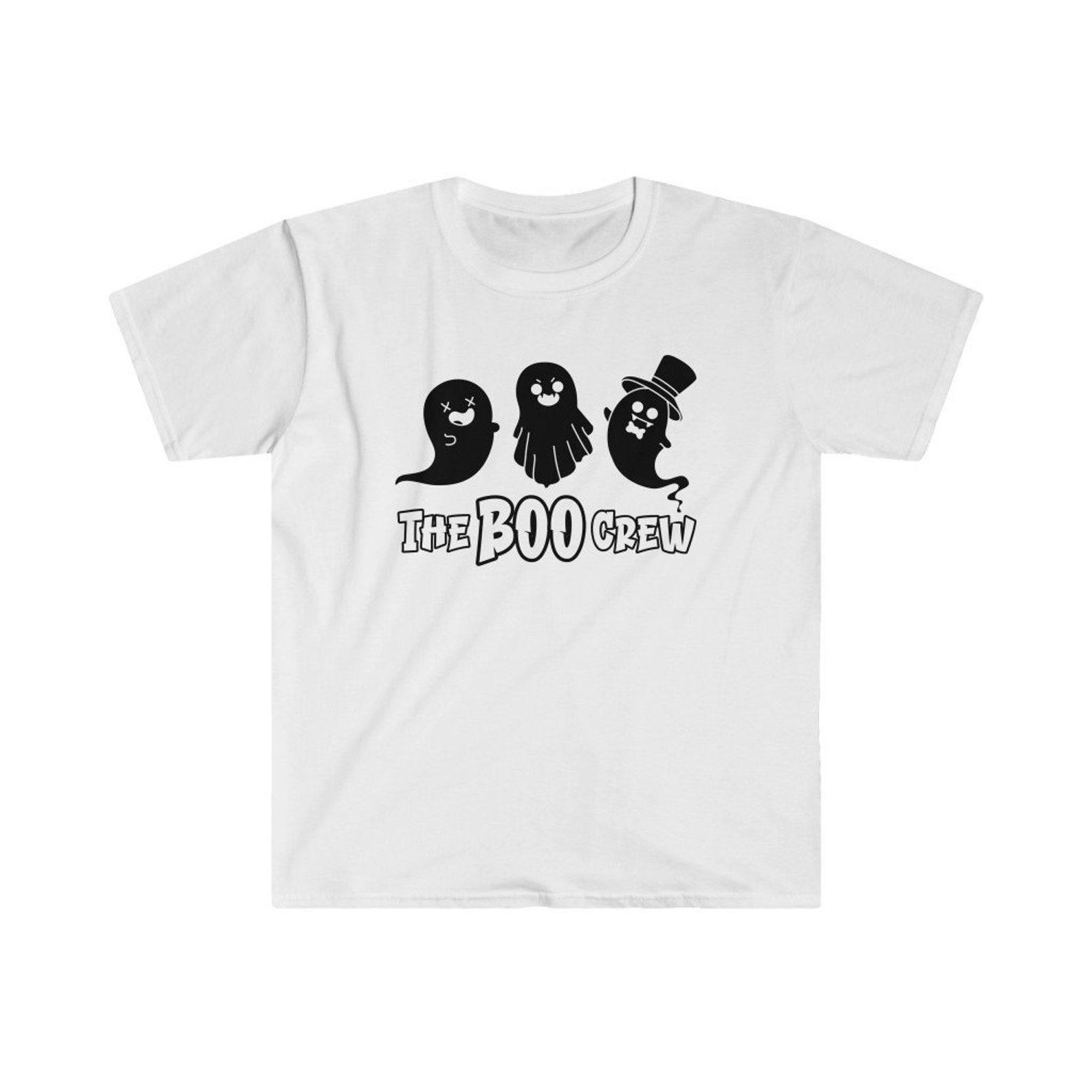 Halloween Ghost Shirt | The Boo Crew | Funny Halloween Shirt | Halloween Gift Ghost T Shirts | Halloween Gifts Tees | Ghost Shirt Men Women S