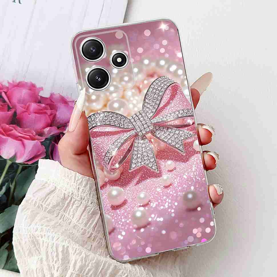 

For Xiaomi Redmi Note 12R 5G Case Summer Little Daisy Lemon Soft Silicone TPU Cases For Redmi Note12R NOTE12R 23076RA4BC Shell Redmi Note 12R 5G