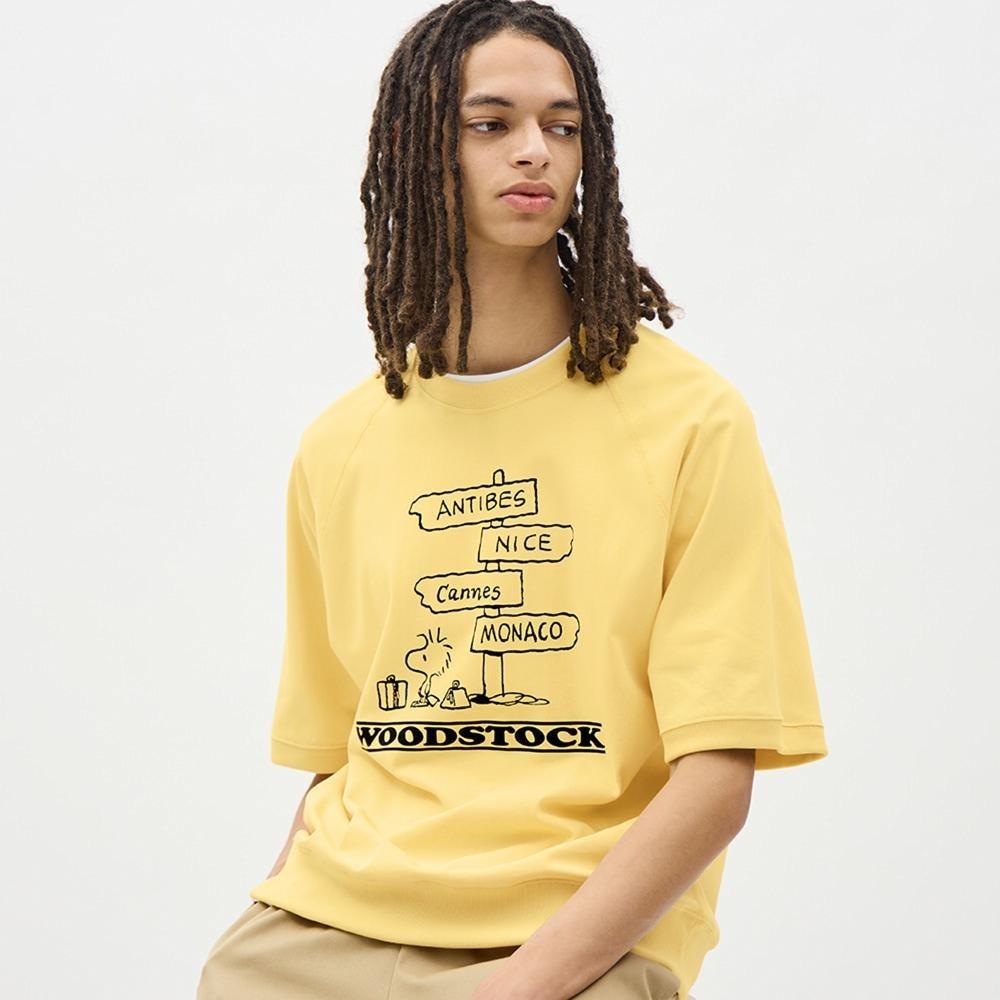 

Футболка GU by Uniqlo Sweat Tee с рукавом 5 минут Peanuts 2