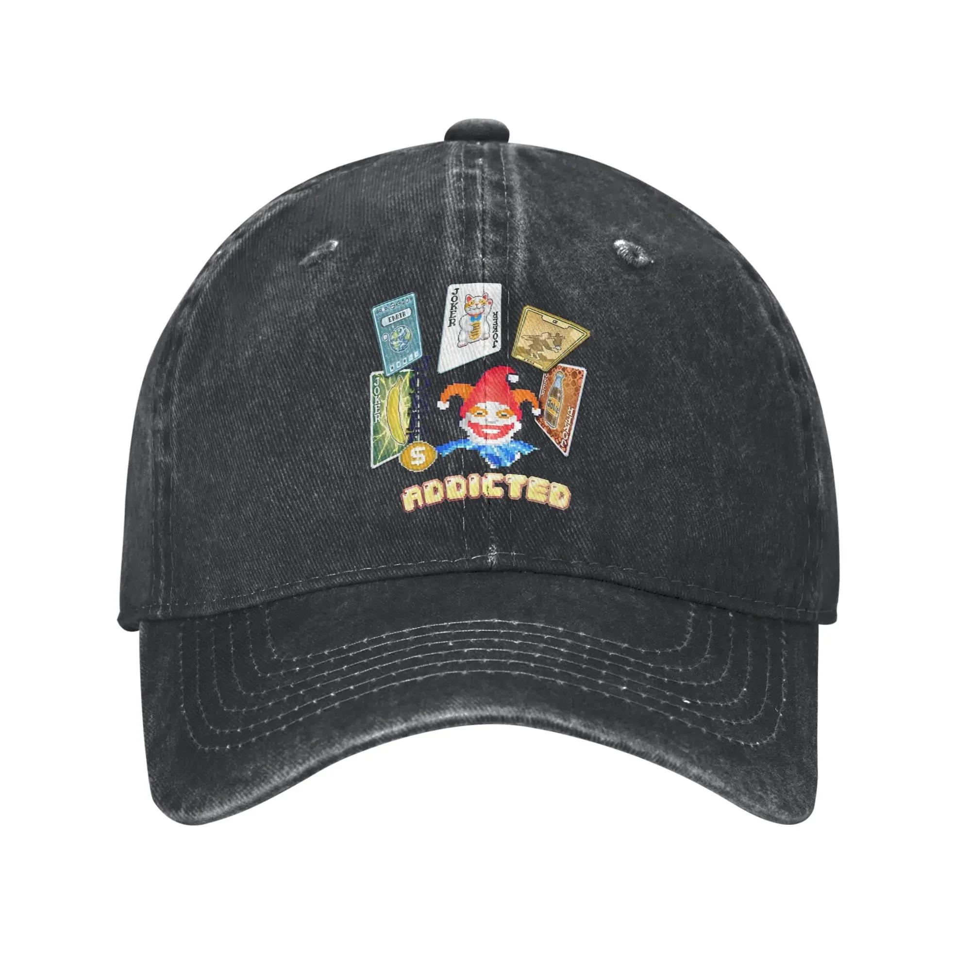 Vintage Balatro Game Card Joker Addicted Alternate Baseball Cap Unisex Distressed Washed Sun Cap Clown Outdoor Workouts Gift Hat Adjustable