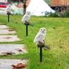 Solar Owl Garden Light Shaped Solar Light Weather Resistant Owl Solar Light for Garden Patio Decor with Automatic Patio Decor