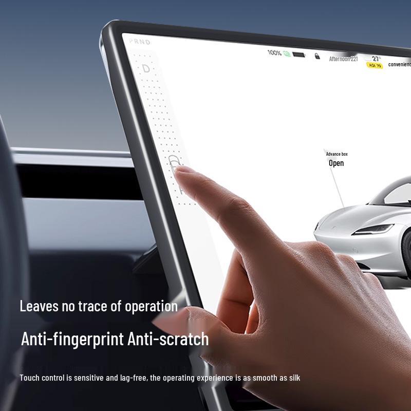 Cadre Protecteur d'Écran Central Tesla & Bande Intérieure Anti-Collision