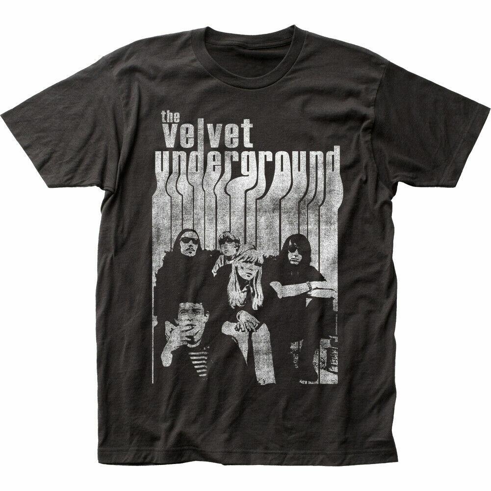 

26 Velvet Underground Band with Nico T Shirt Mens Licensed Rock N Roll Tee Black Unisex T-Shirt L