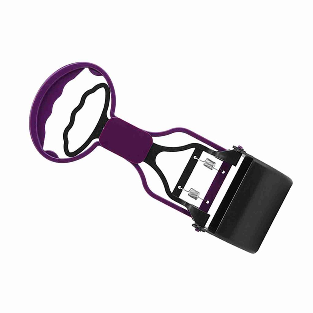 Pet Dog Poop Scooper Animals Puppies Waste Remover Picking Up Clip with   Handle(Purple)