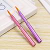 5Pcs Portable Retractable Lip Brush Metal Shell Lipstick Brush Lip Gloss Brush Women's Makeup Tool Lip Brush Mini Lip Line Brush