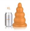 S/M/L/XL Tower Anal Plug Liquid Silicone Huge Butt Plug With Suction Cup Big Fisting Anal Dilation Prostate Massage Anal Sex Toy