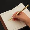Golden Cudgel Brass Signature Pen - Magnetic, Baked Paint Finish, Ideal for Gifting, Business Promotions, or Student Use