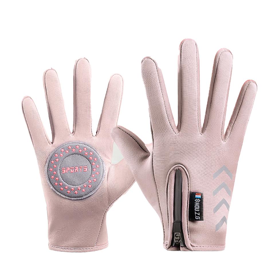 GTUBIKE Children Gloves Warm Cycling Winter Skiing Autumn Kids Reflective Non-Slip Boys Girls Water-Repellent Fleece Gloves