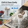 400ML Portable Tumbler Water Cup With Strainer&Straw Heat-resistant Leak-proof Transparent Plastic Drinking Bottle For Students