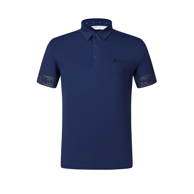 

New FILA Polo Shirts Men s Deep Midnight Blue A11M425112FDB 170/92A/M