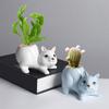 Ceramic Fleshy Plant Pot Squirrel Planter Plant Flowerpot Ornament for Fleshy Plant Cactuses Container for Home Balcony
