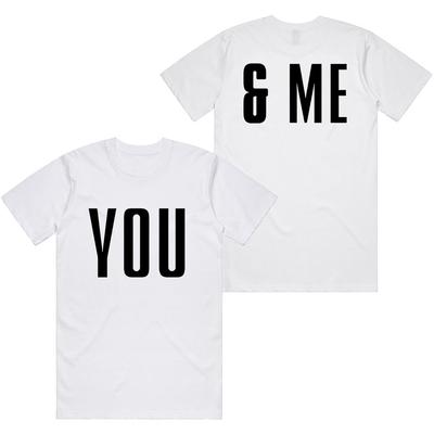 Disclosure You & Me Tee Short Sleeve Cotton Men Tshirts Casual Fashion Hip Hop Streetwear Male Clothing Graphic Print T Shirts