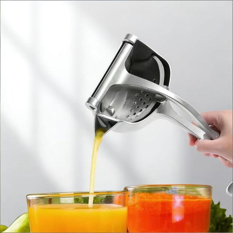 Manual Juice Squeezer Aluminum Alloy Hand Pressure Juicer Pomegranate Orange Lemon Sugar Cane Juice Kitchen Bar Fruit Tools Acce