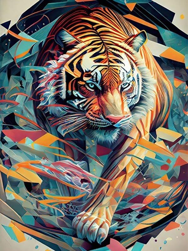 Diamond Painting Sale Graffiti Lion King Tiger Diy Full Square Round Drill Rhinestone Embroidery Animals Elephant Mosaic Cross Stitch Kits JX0012