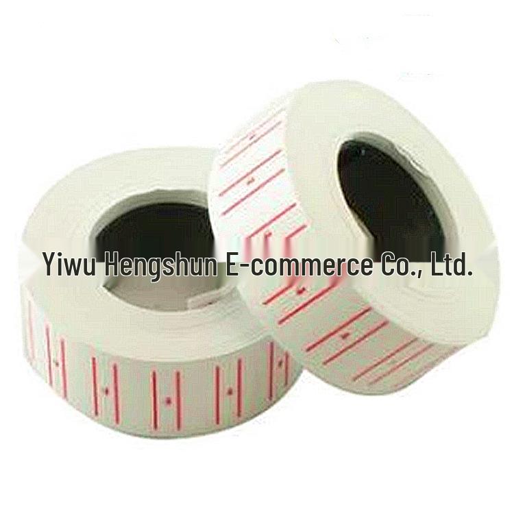 Thermal Price Tag Paper Labels, 500 Pieces/Tube, Blister Pack