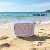 Shockproof Silicone Case Portable Waterproof Silicone Cover with Carabiner Dirt-proof for JBL GO 5 Bluetooth Speaker