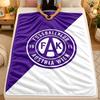 Flannel BlanketAustria Wien FC Warm Soft Throw Blanket for Indoor Sofa Bed Living Room Use