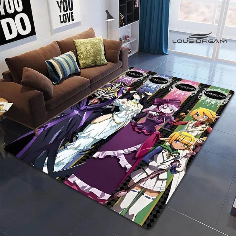The Latest Anime Overlord Printed Carpet Picnic Carpet Fashion Home Decoration Beautiful Anti -slip Area Rug Birthday Gift