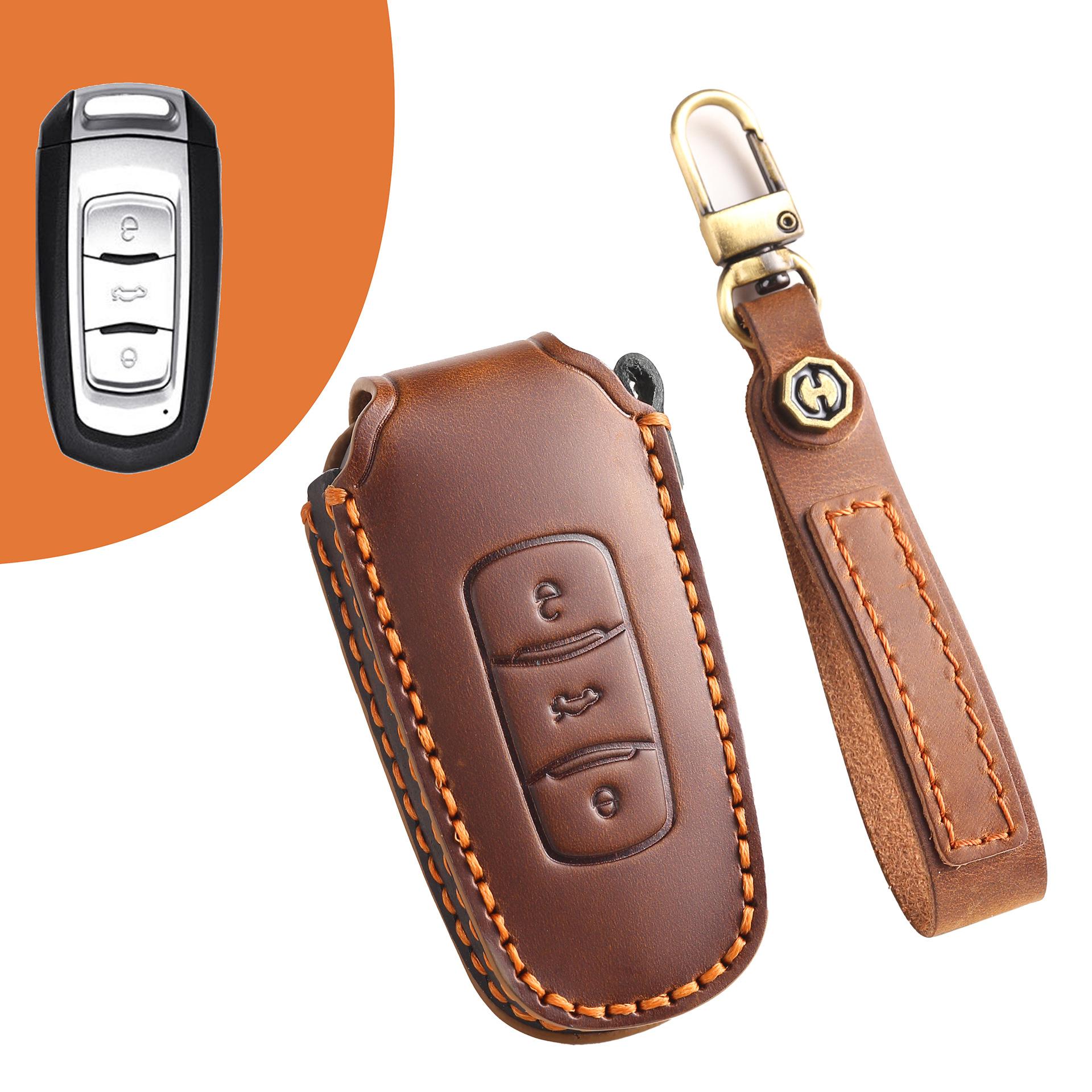 

Applicable to 16 years 17/18/20/21 Geely Boyue Emgrand GLGS Borui key bag Old Emgrand sedan set коричневый
