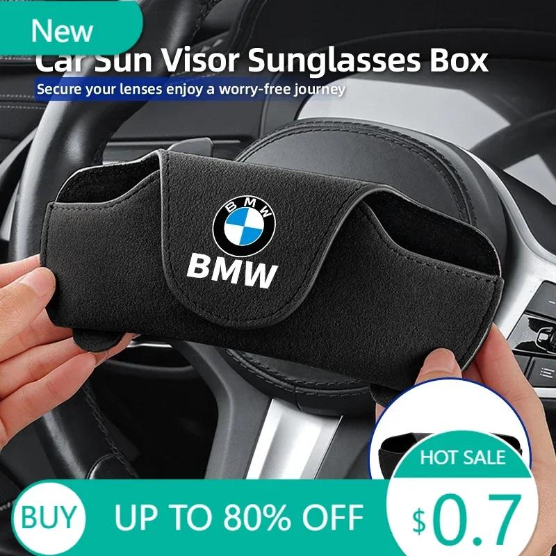 New Car Visor Glasses Holder Clip Sunglasses Storage Case Accessories For BMW E90 E60 E46 E39 F30 F10 E87 X3 X4 X5 X1 G30 G