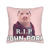 Federa Cuscino John Pork Sta Chiamando Design Federa Cuscino Federa Cuscino Divertente Per Divano Camera da Letto Decorazione Casa