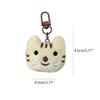 2pcs Little Cat Fish Couple Keychain Cartoon Phone Chain Plush Doll Toy Jewelry