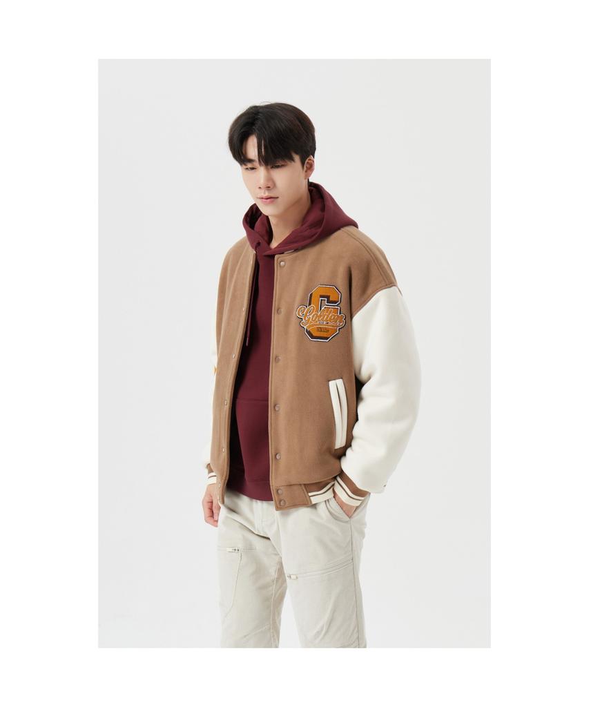 Golden Bear Fleece Varsity Jacket G4Uaw25801Bex