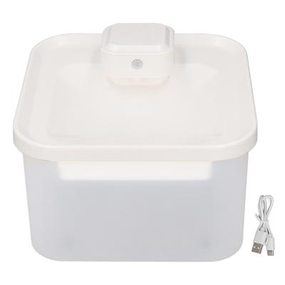 Bebedouro sem fio para animais de estimação com sensor infravermelho, nível de água transparente e automático, alimentador de água para cães e gatos