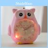 Owl Cartoon Silent Night Light With Talking Childrens Alarm Clock For Bedroom Decor