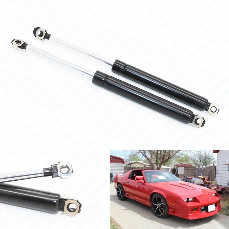2PCS Front Hood Gas Charged Struts Lift Support For 1982-1992 Chevrolet Camaro for Pontiac Firebird Convertible Coupe 12.87inch