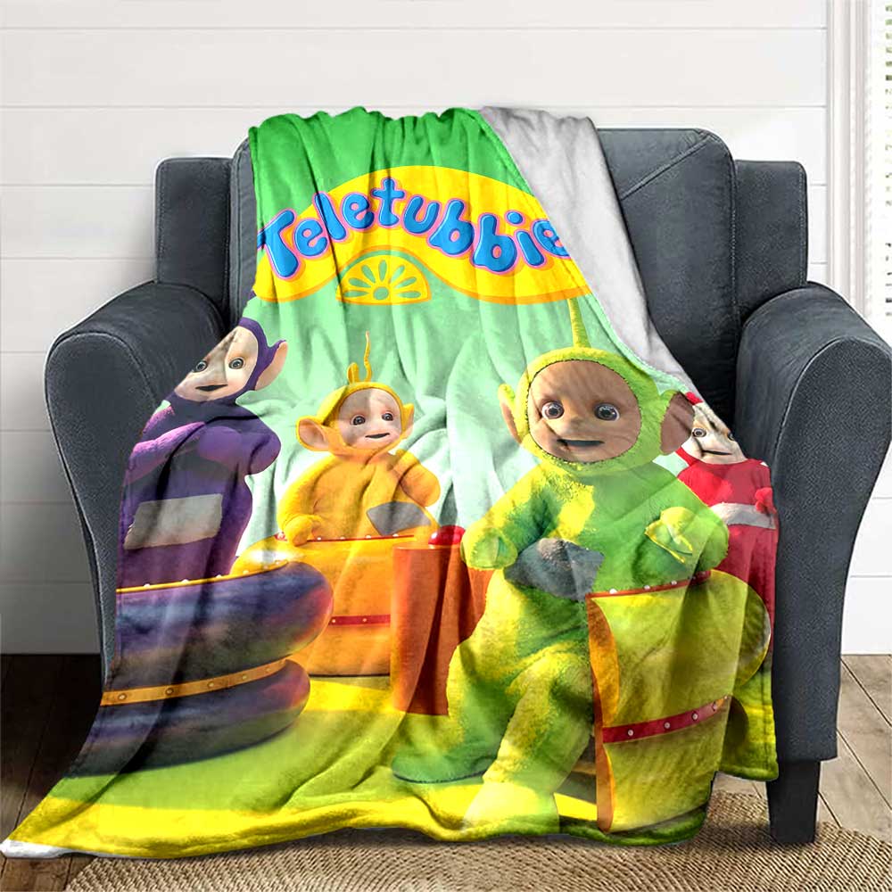 Teletubbies Hug Cozy Blanket Comfortable Ure Suitable Picnics All-Season Use Versatile Accessory Birthday Christmas Gift Blanket Y6
