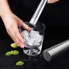 Stainless Steel DIY Barware Stirrer Crushed Wine Mixing Stick Cocktail Muddler Crushing Hammer Bar Tool
