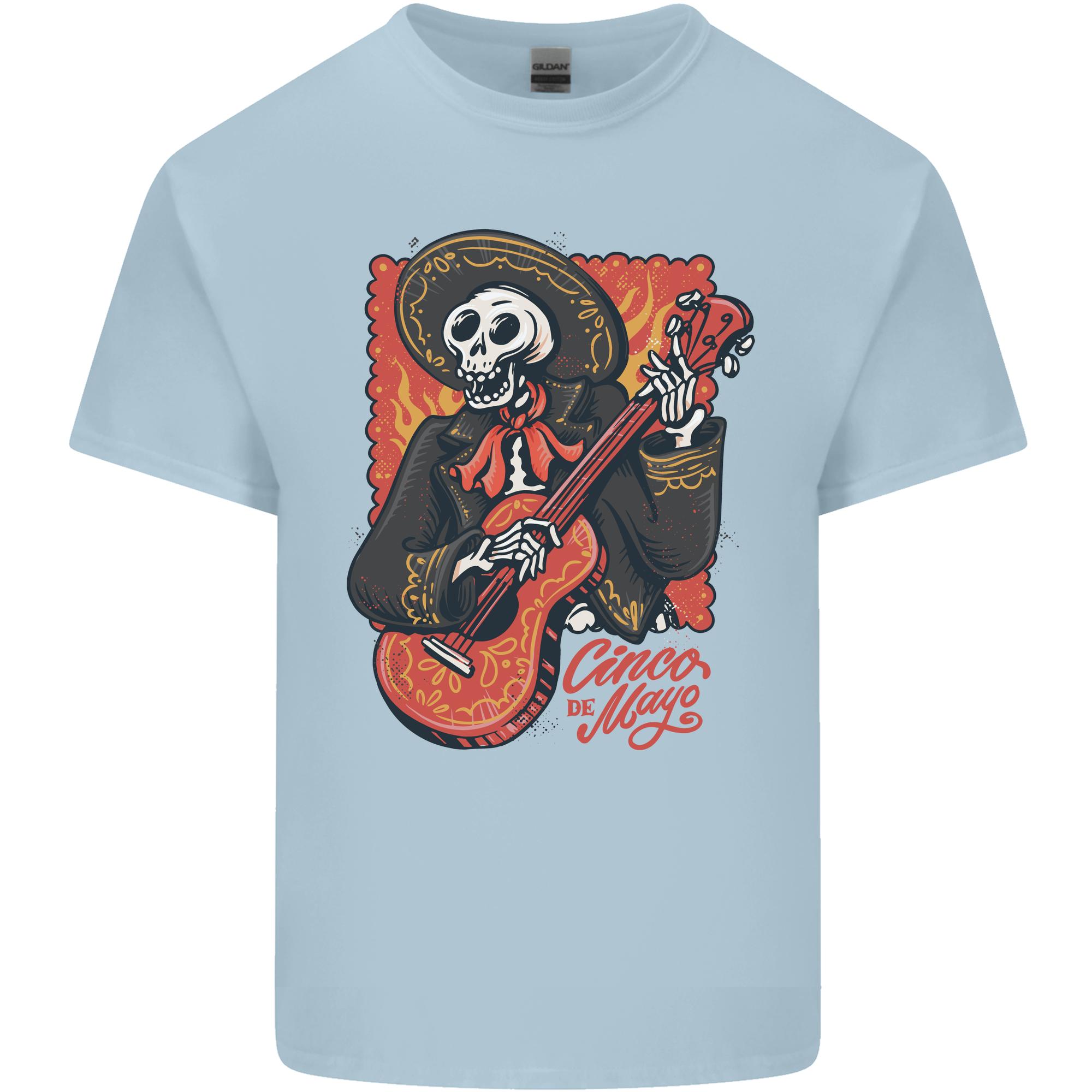 Mariachi Skeleton Cinco De Mayo Skull Unisexs Light Cotton TShirt S