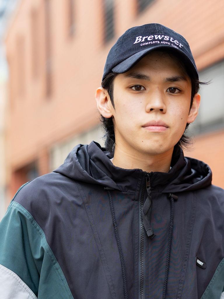 Beams Heart Men's Corduroy Emblem Baseball Cap, Black/Free