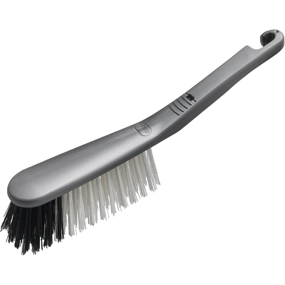 Addis Stiff Dustpan & Brush Metallic