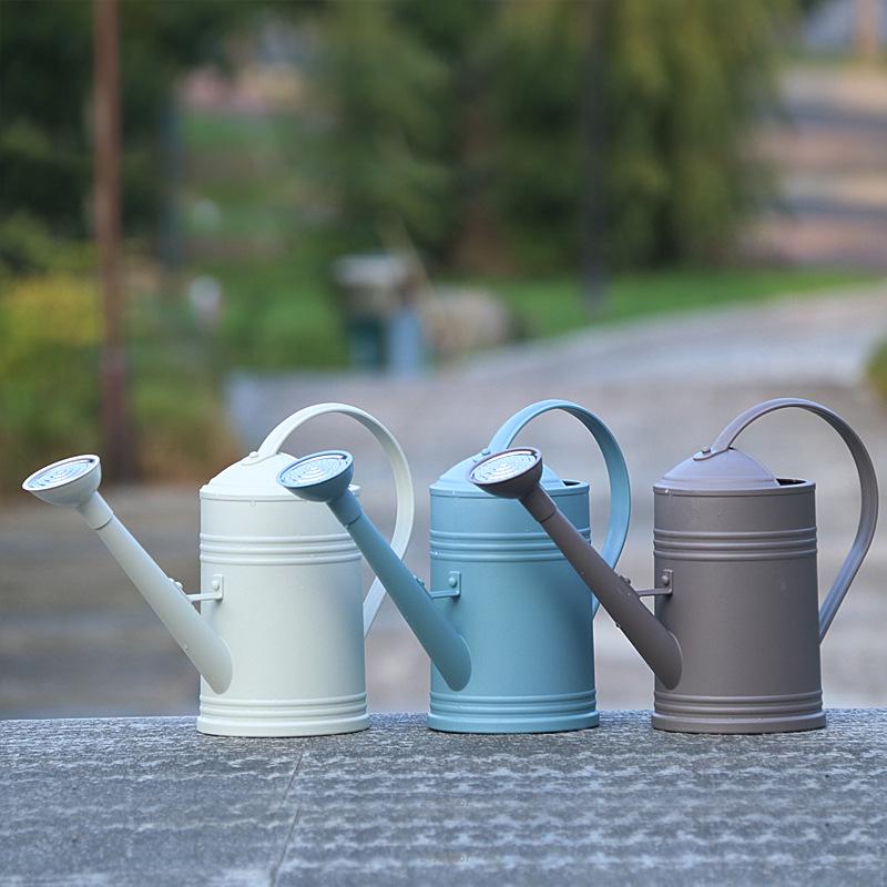 Long-Spout Plastic Watering Can, Imitation Tinplate, for Flowers, Plants, and Vegetables