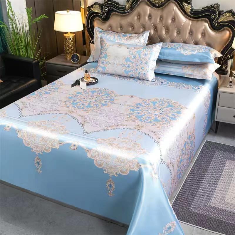 

Luxury Linen Bed Sheet Set Machine Washable Smooth Bedding for Queen King Size Bed with Pillowcases Home Decor 3 Pcs 230x250cm