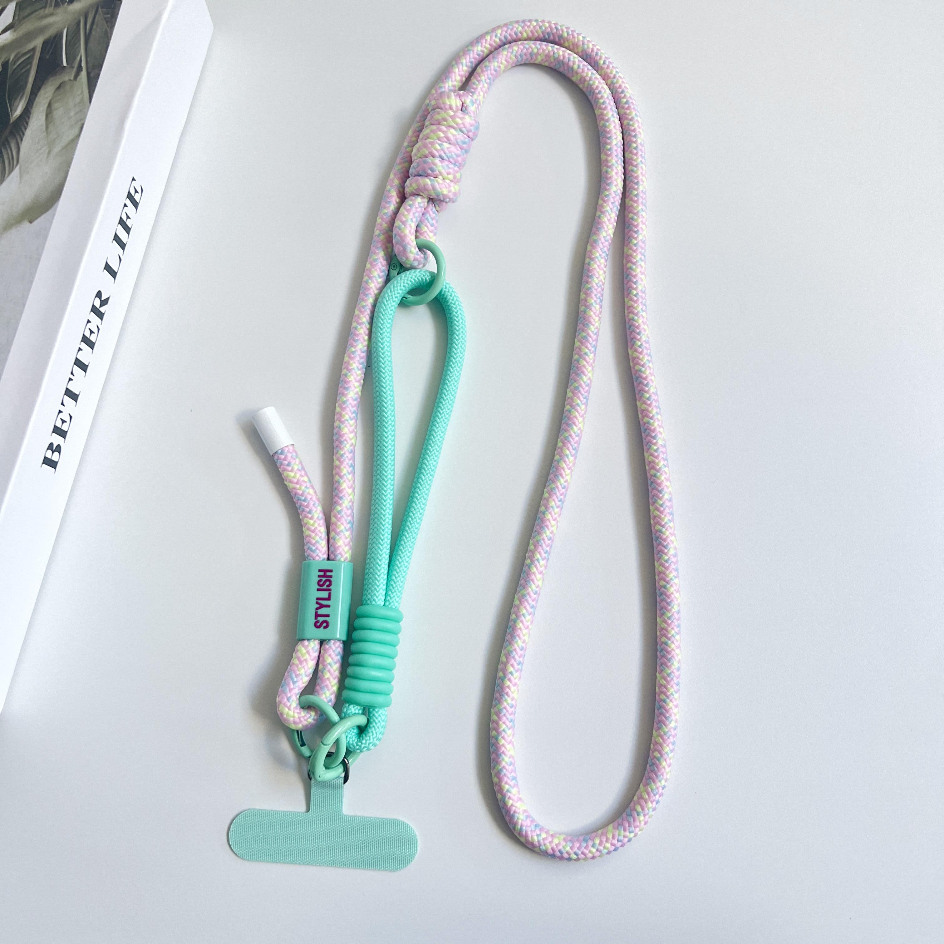 Simple Two-in-one Mobile Phone Lanyard, Crossbody Strap, DIY Wrist Short Rope, Multi-Functional Adjustable Fancy Lanyard Polyester / Nylon