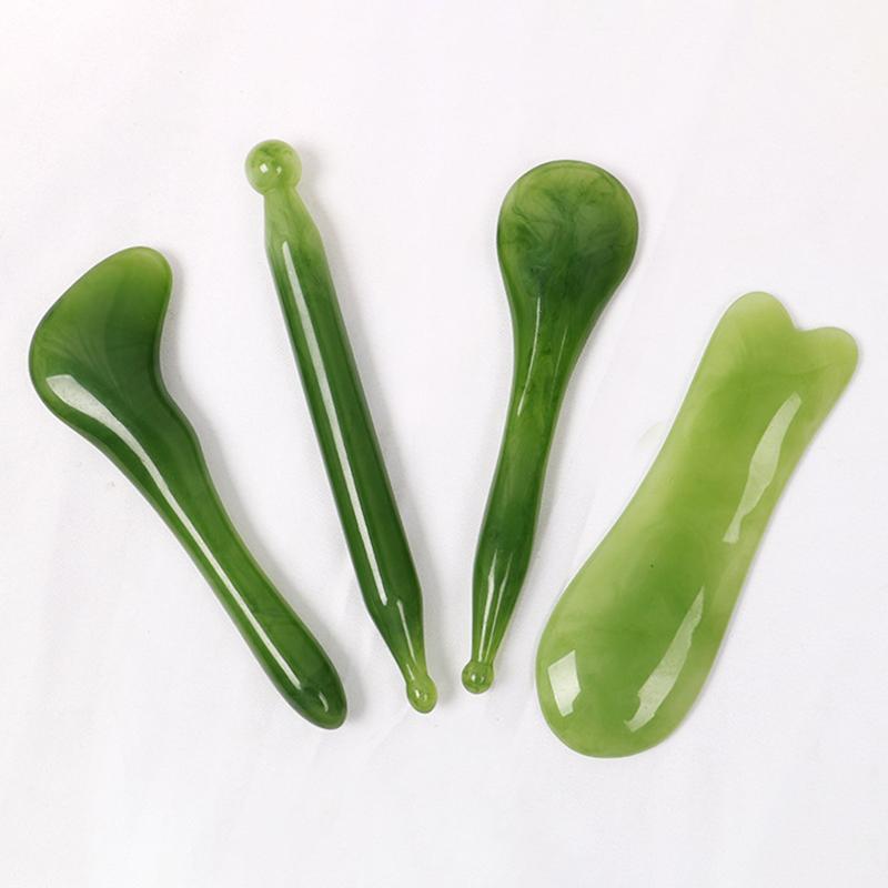 7PCS Gua Sha Scraping Massage Tools Set Guasha Board for Face Neck Eyes