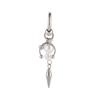 1Pcs Imitation Pearl Tassel Dangle Earrings Punk Gothic Stainless Steel Geometry Horseshoe Nail Rivet Earrings For Women Jewelry