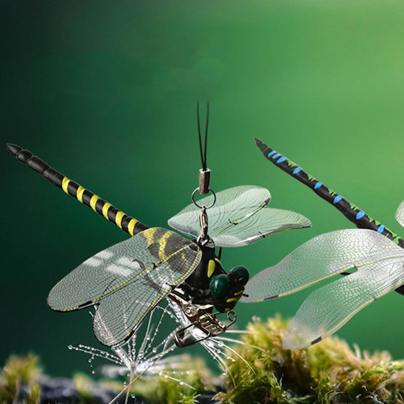 Simulation Dragonfly Mosquito Repellent Artifact Plastic Model Big Dragonfly Crafts Outdoor Hanging Ornaments Garden Decoration