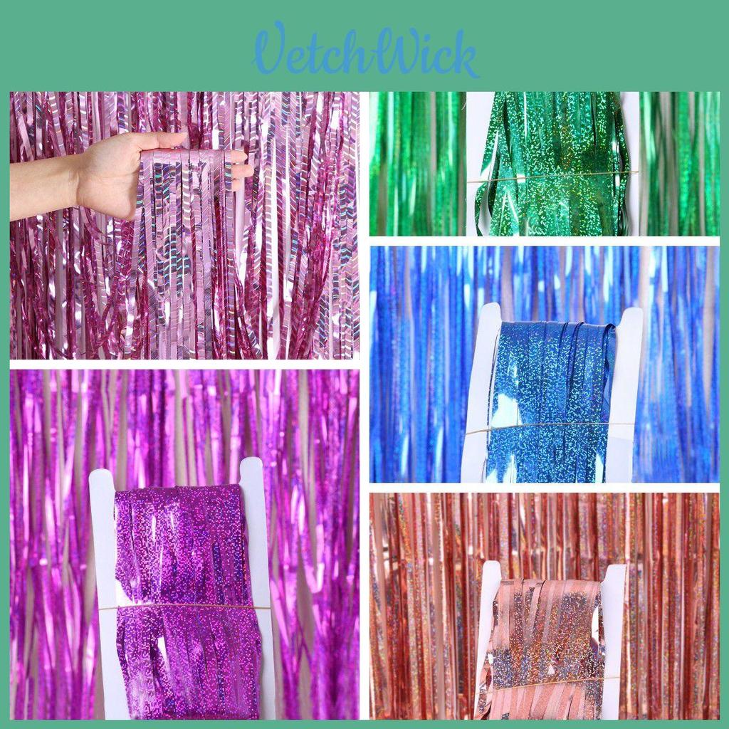 High Quality Laser Rain Curtain Perfect For Birthday Party Decor And Wedding Reception