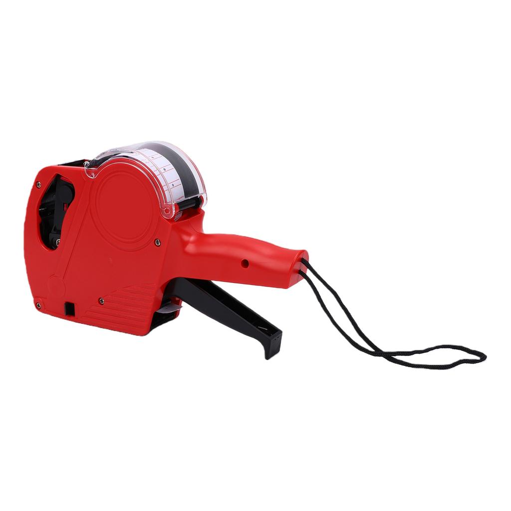 Handheld Date Price Label Gun Preloaded with Barcode Sticker Ink Cartridge for Retail Stores Flea Markets Grocery