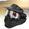 Outdoor Archery Face Mask Double Layer Anti Fog Paintball Protective Safety Helmet Masks