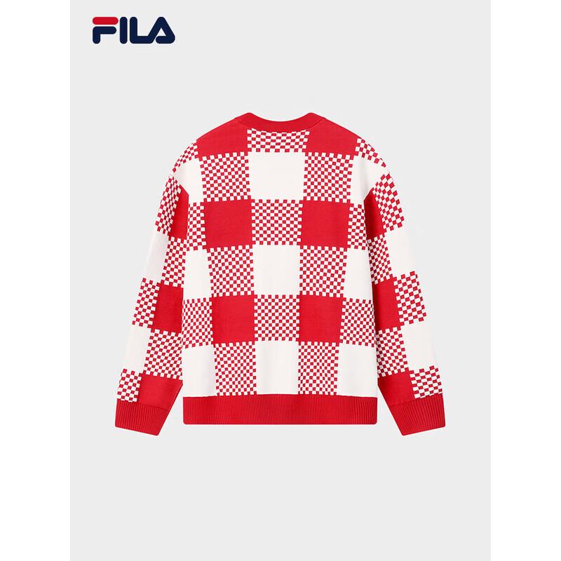 FILA Men's 2026 Spring Checkered Pullover Sweater