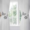 Curtain Buckle Retro Floral Carving Design Butterfly Flower Shape Curtain Fasteners Artistic